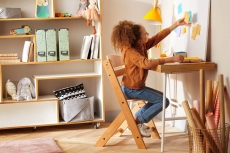 Дитячий стільчик для годування Kinderkraft Enock White